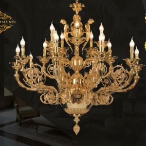 Đèn Chùm Đồng Cổ Điển Kiểu Châu Âu