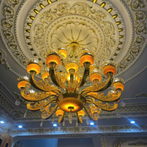 Đèn chùm đồng - Thông tầng