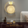 Đèn Tường LED Cánh Bướm Vòng Tròn Mạ Vàng DT44 – Đèn Gắn Tường Trang Trí Hiện Đại